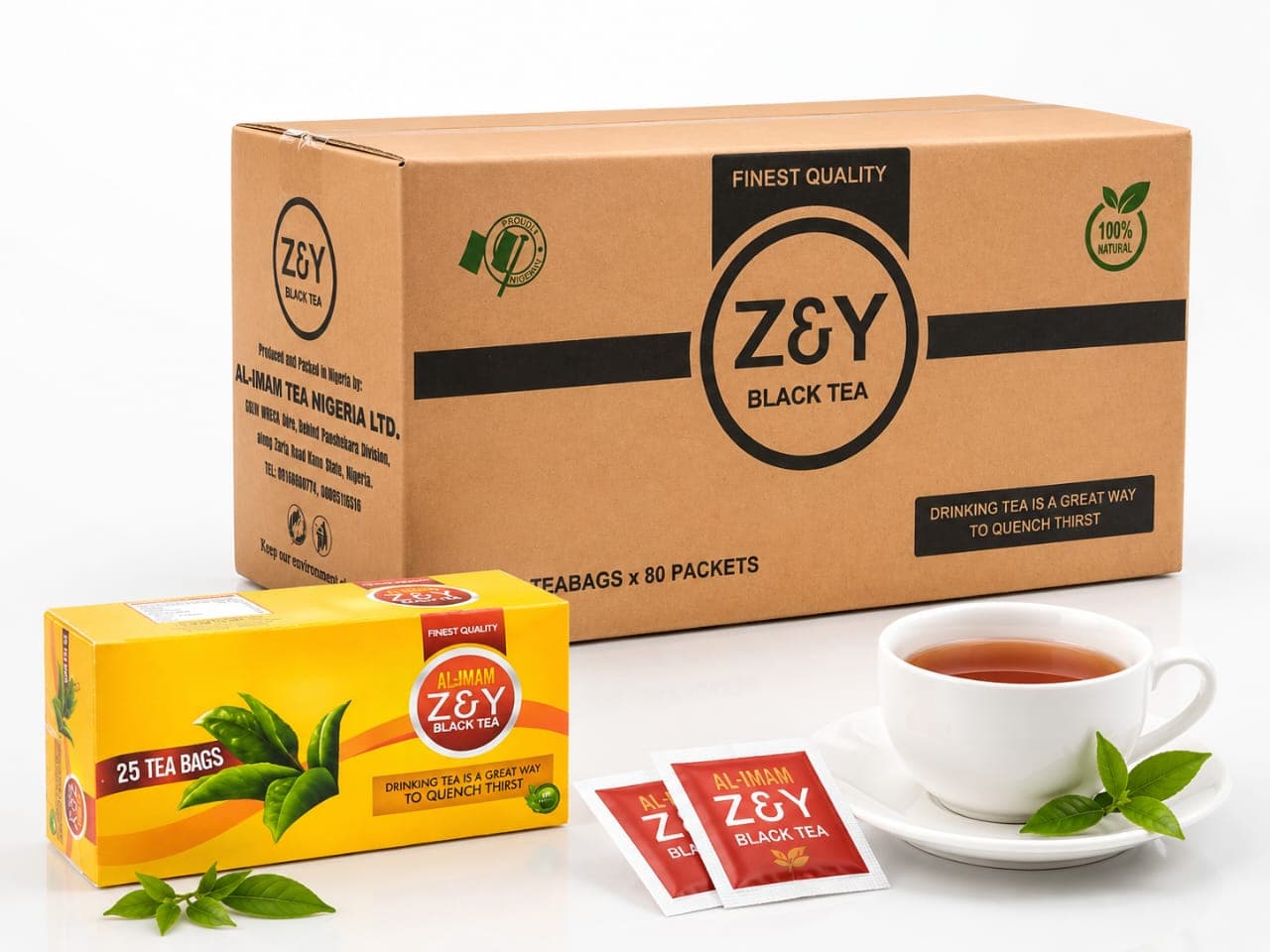 Z&Y Black Tea X80 packaging